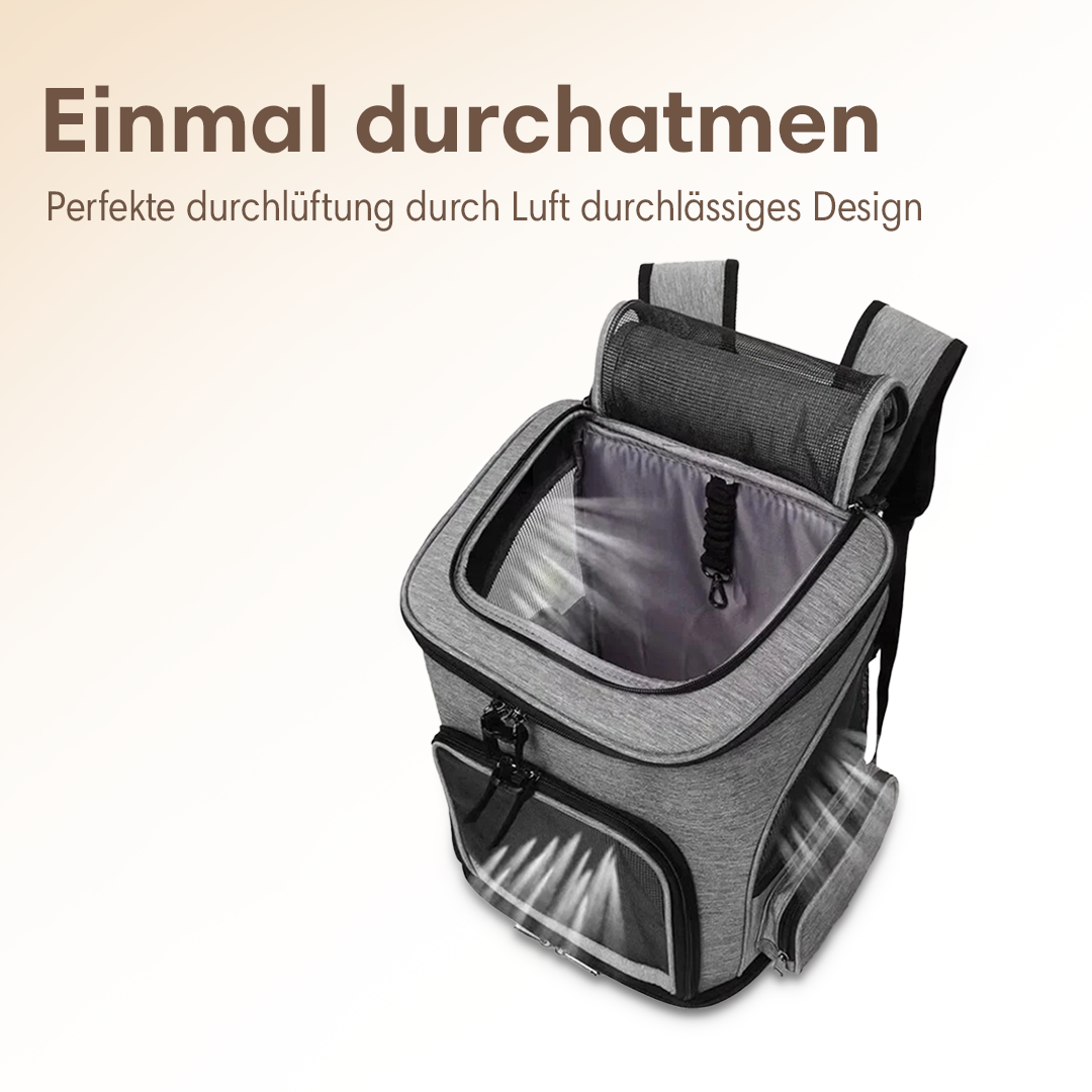 Komfortabler Katzenrucksack