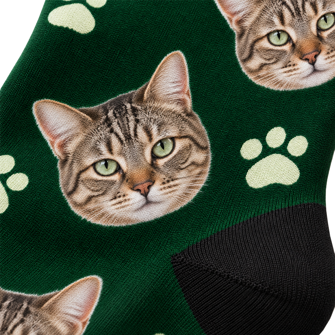 Personalisierte Miau-Socken
