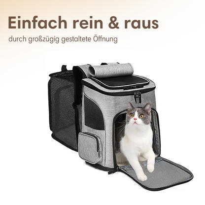 Komfortabler Katzenrucksack