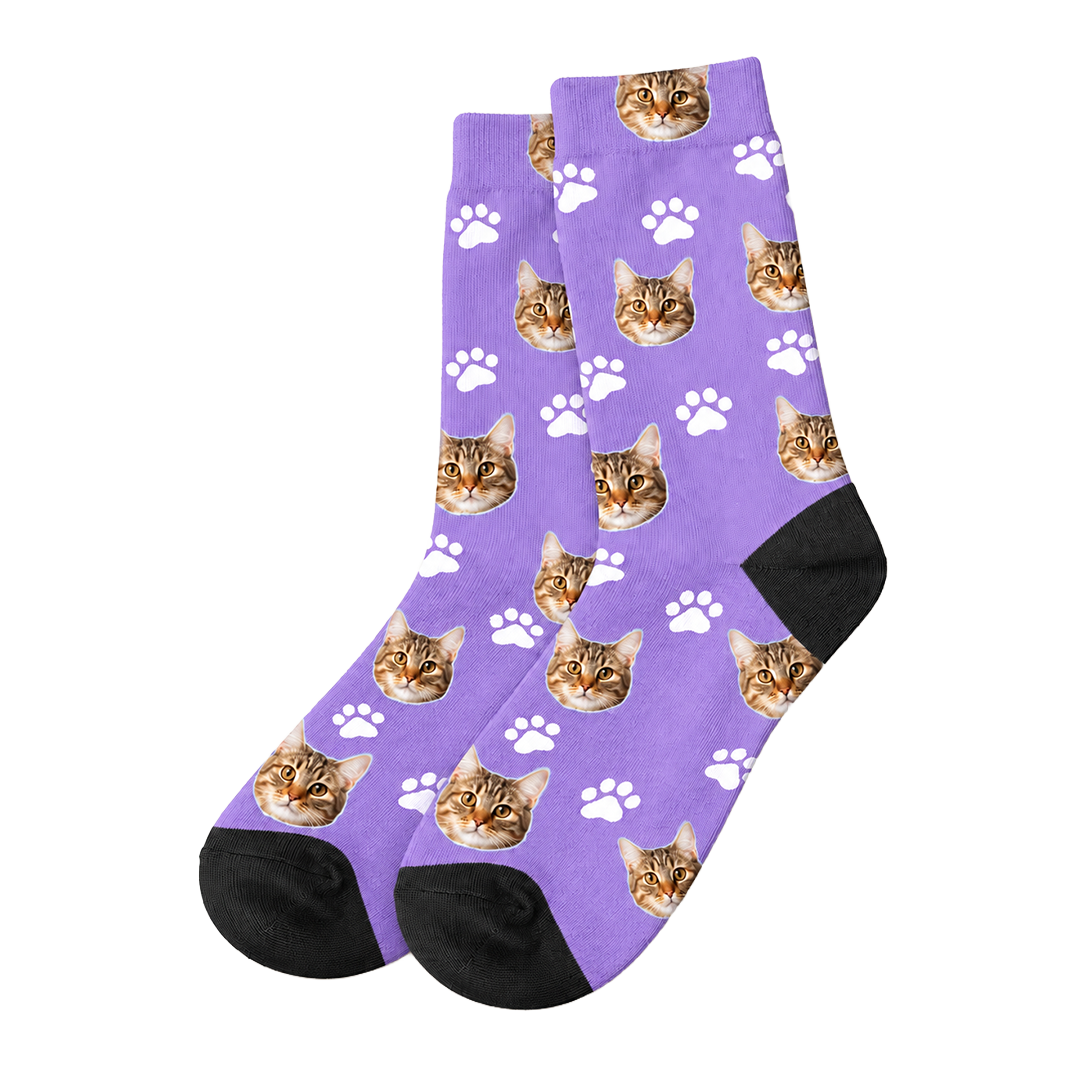 Personalisierte Miau-Socken