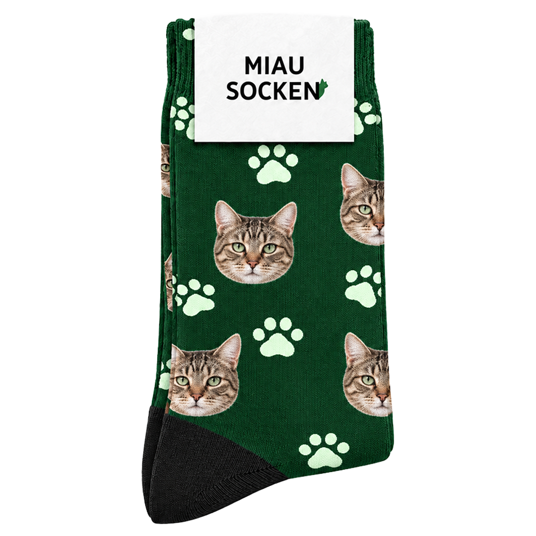 Personalisierte Miau-Socken