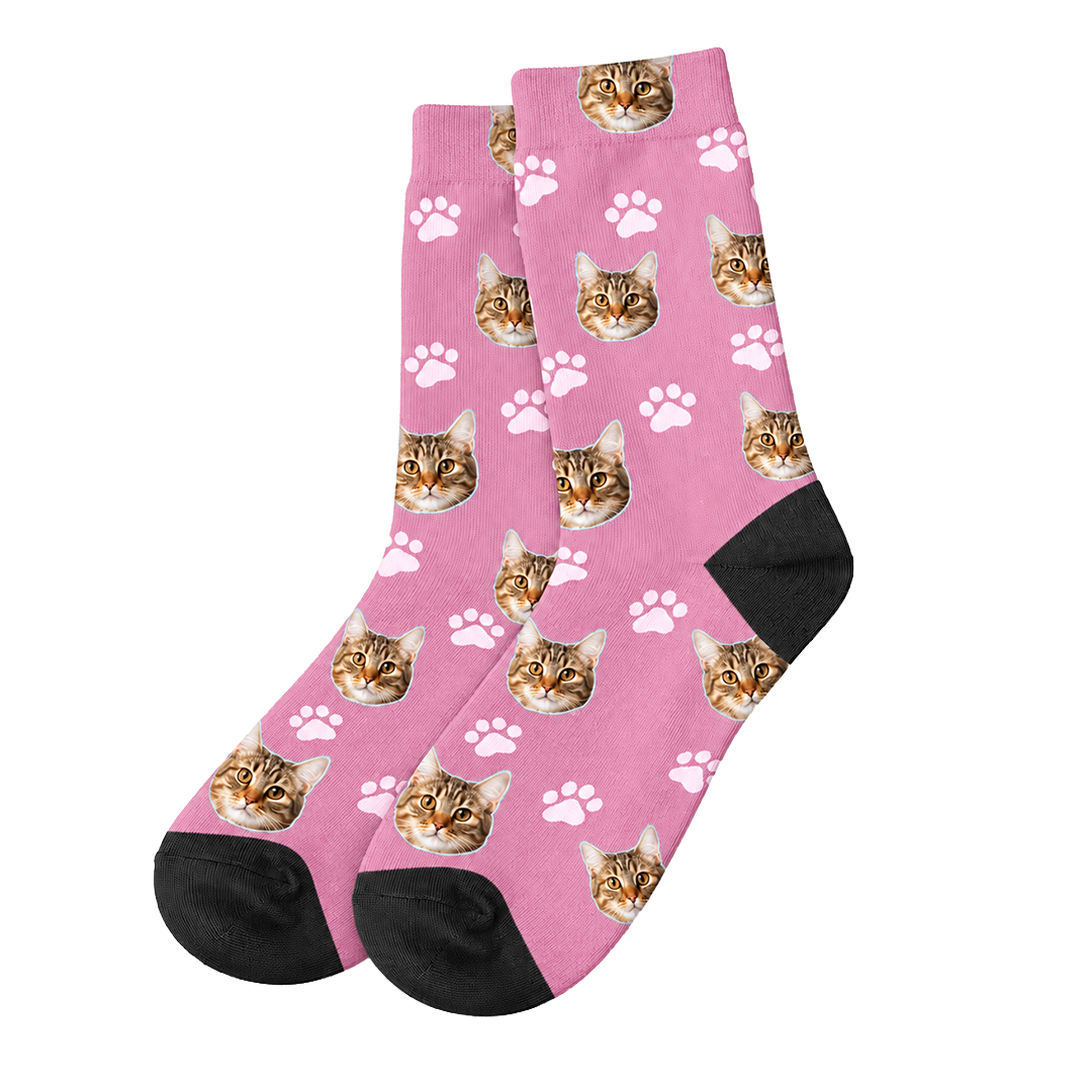 Personalisierte Miau-Socken
