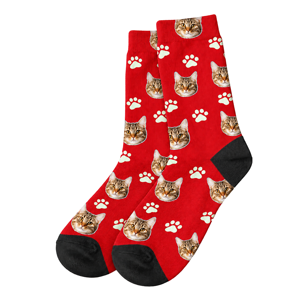 Personalisierte Miau-Socken