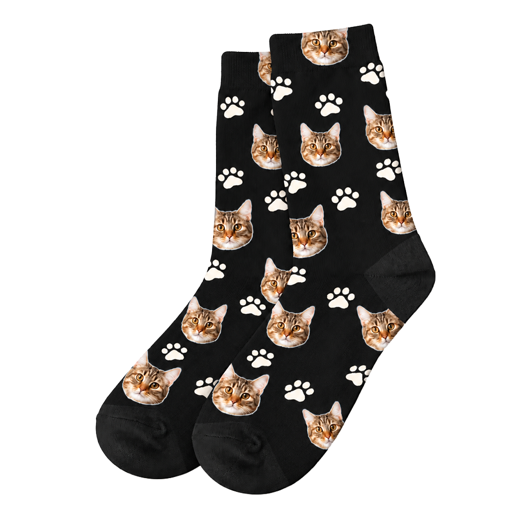 Personalisierte Miau-Socken