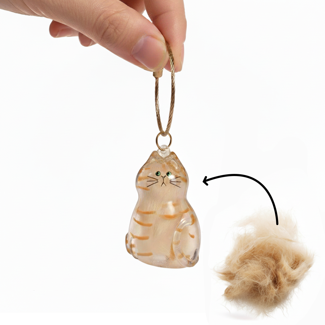 Katzenfell-Erinnerungsanhänger