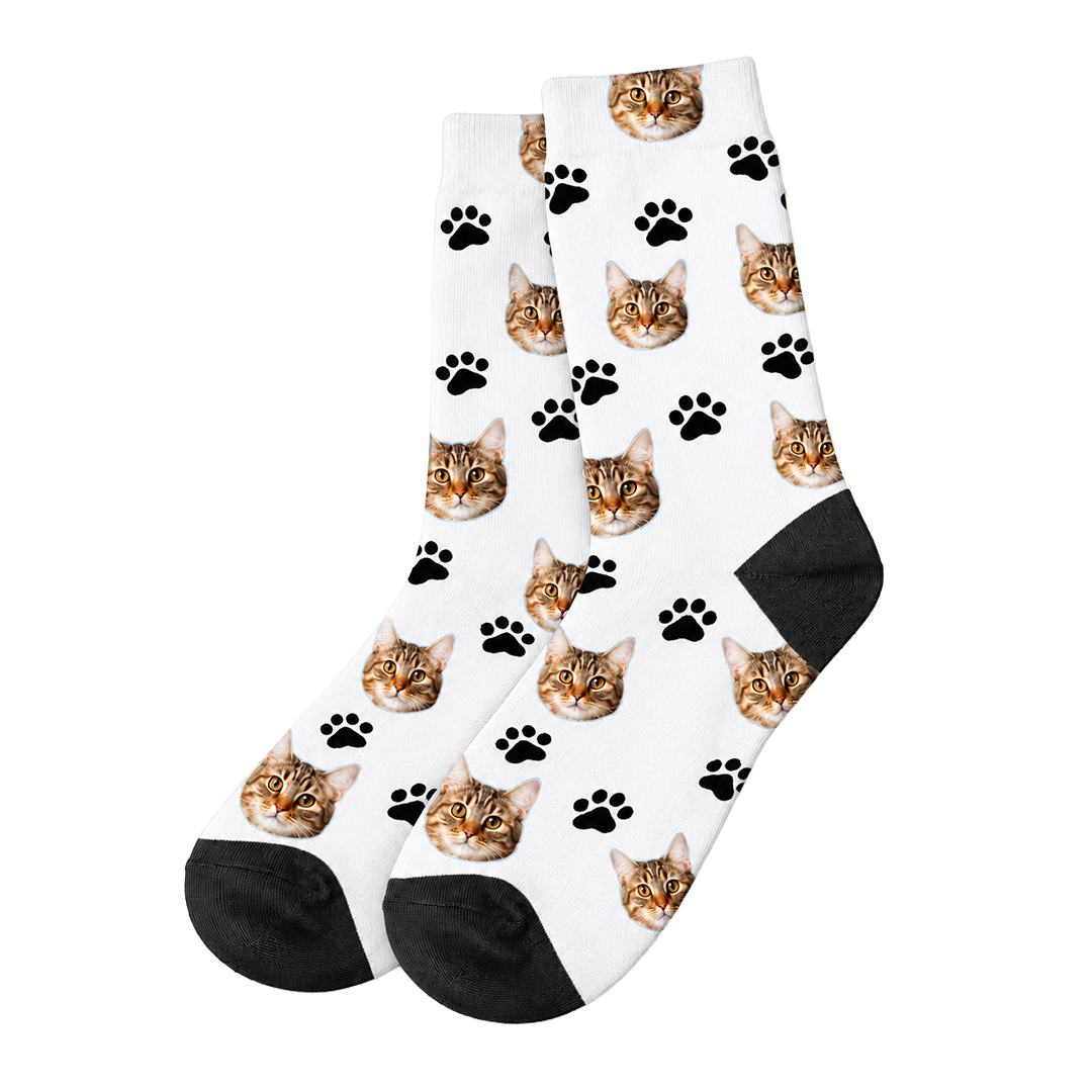 Personalisierte Miau-Socken