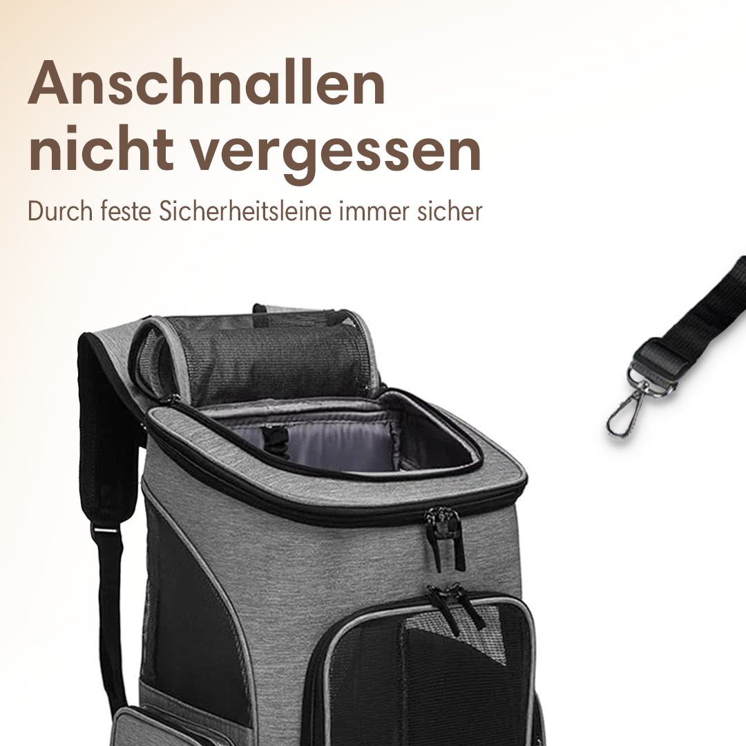 Komfortabler Katzenrucksack