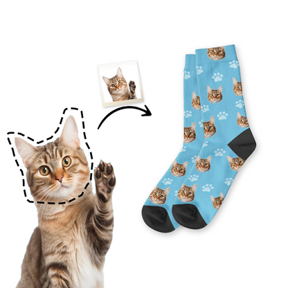 Personalisierte Miau-Socken