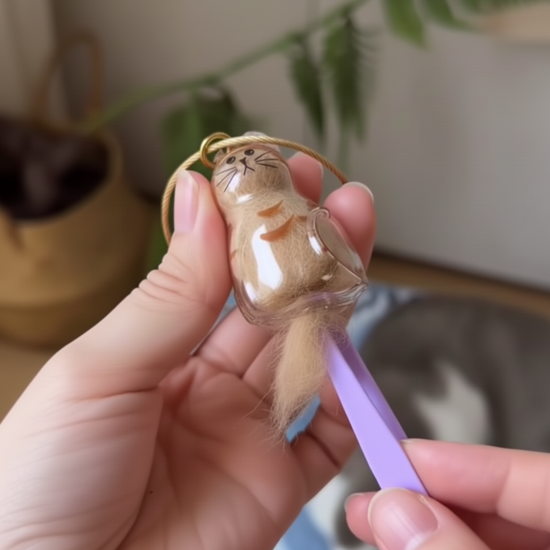 Katzenfell-Erinnerungsanhänger