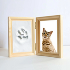 Einzigartiger Miau-Pfotenabdruck-Rahmen