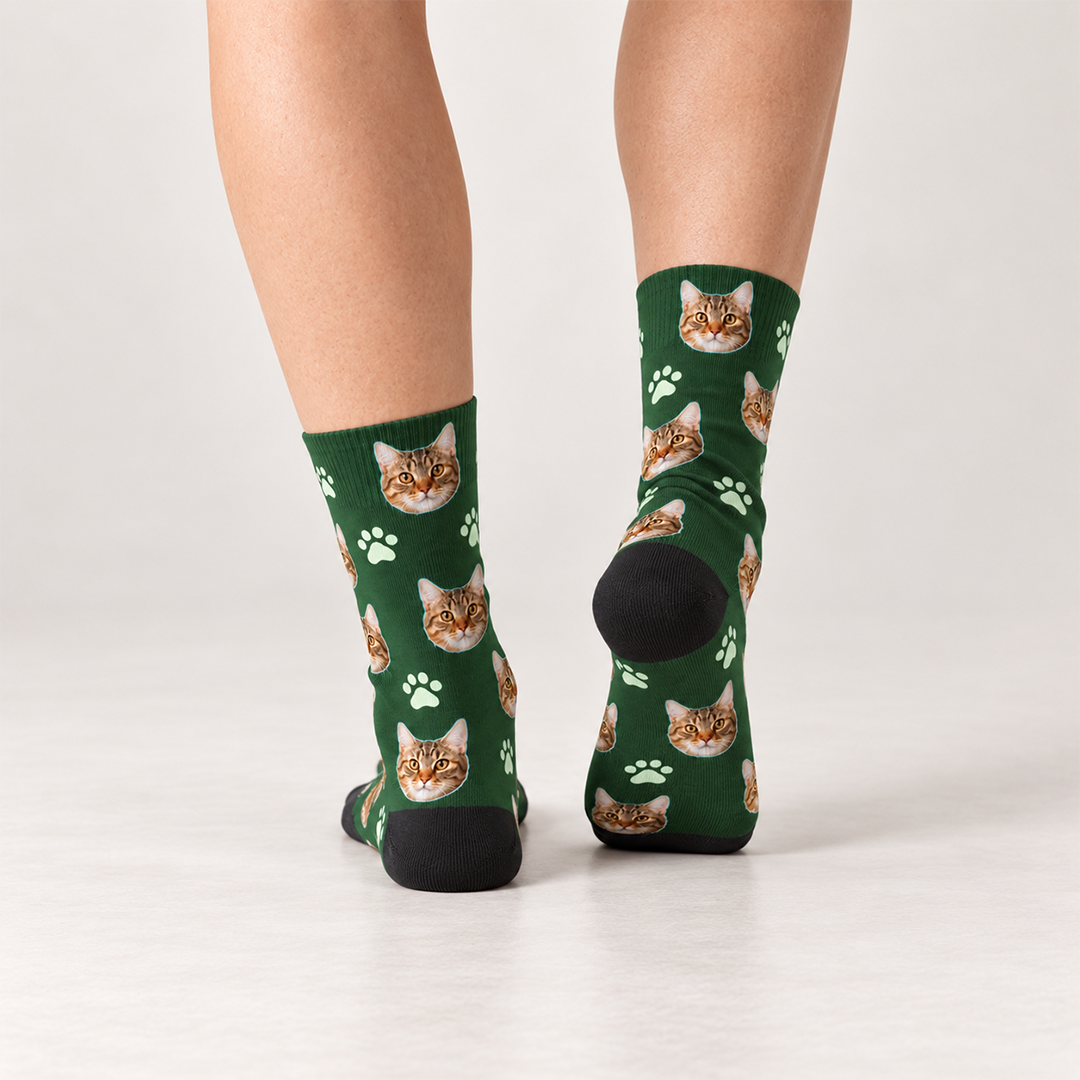 Personalisierte Miau-Socken