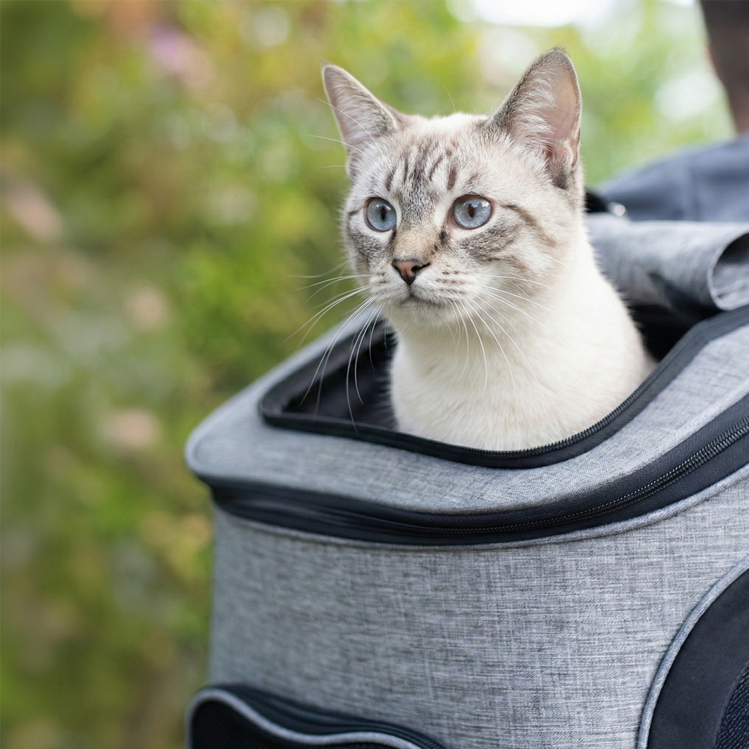 Komfortabler Katzenrucksack