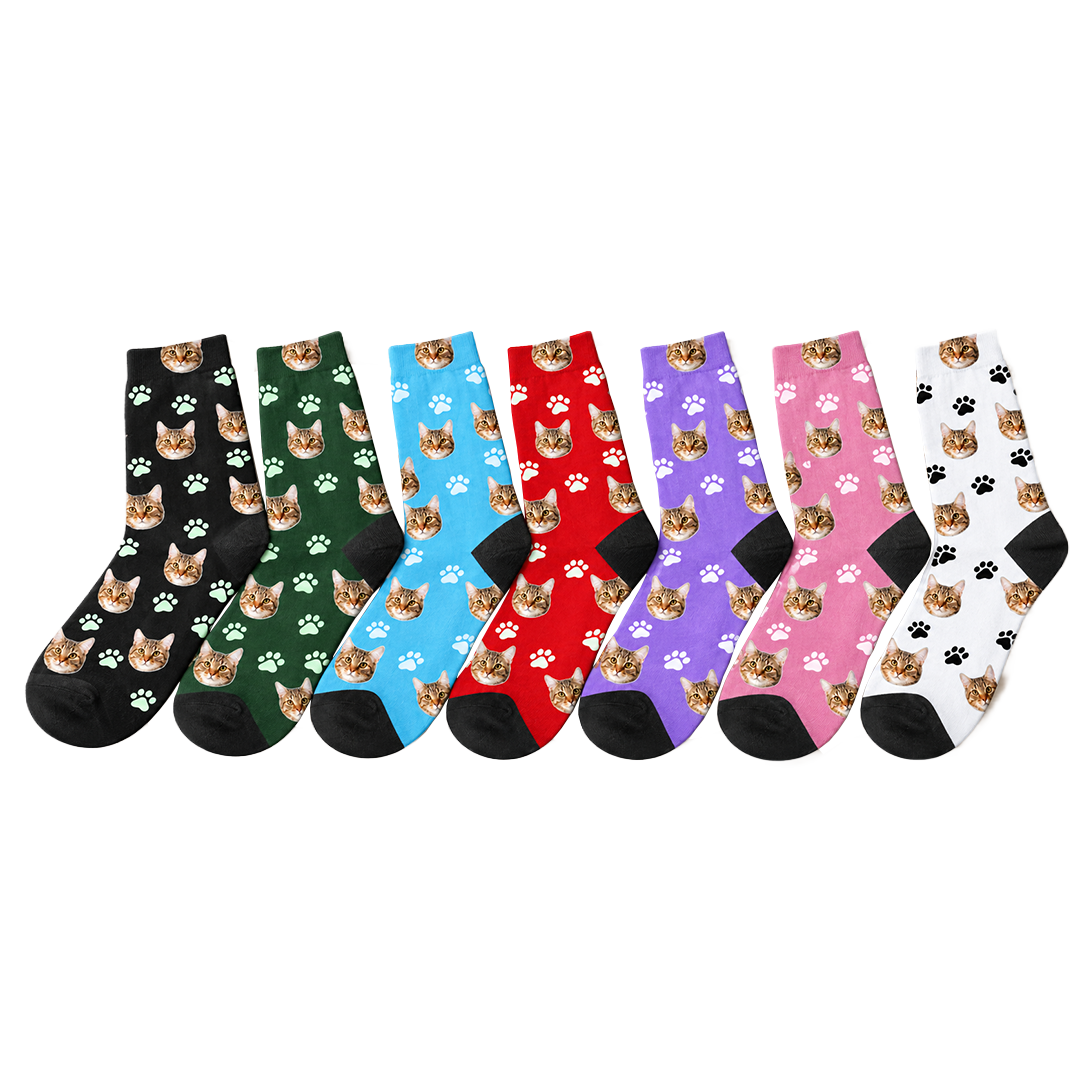 Personalisierte Miau-Socken