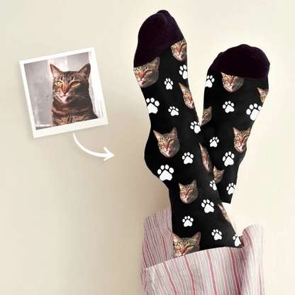 Personalisierte Miau-Socken