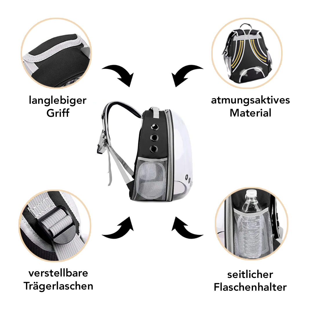 Atmungsaktiver Katzenrucksack